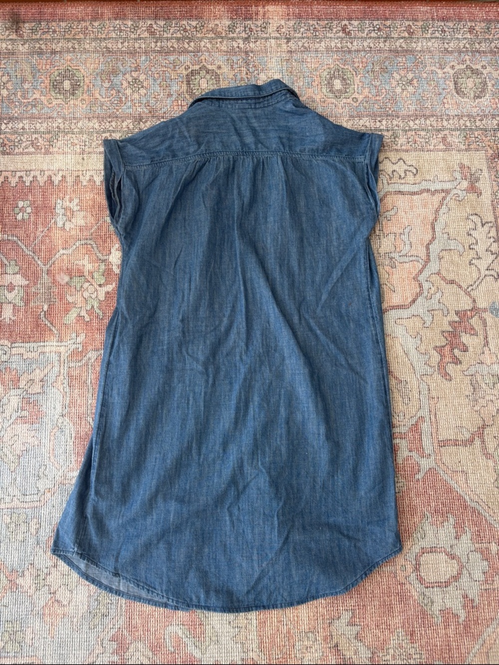 Old Navy Blue Denim Button-Up Dress - Picture 4 of 4